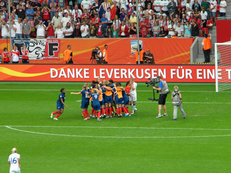 At the BayArena: match FIFA Women's World Cup 2011™ in Germany