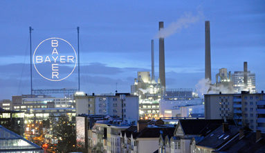 The Bayer-Kreuz, Part of the City and the industrial area Chempark