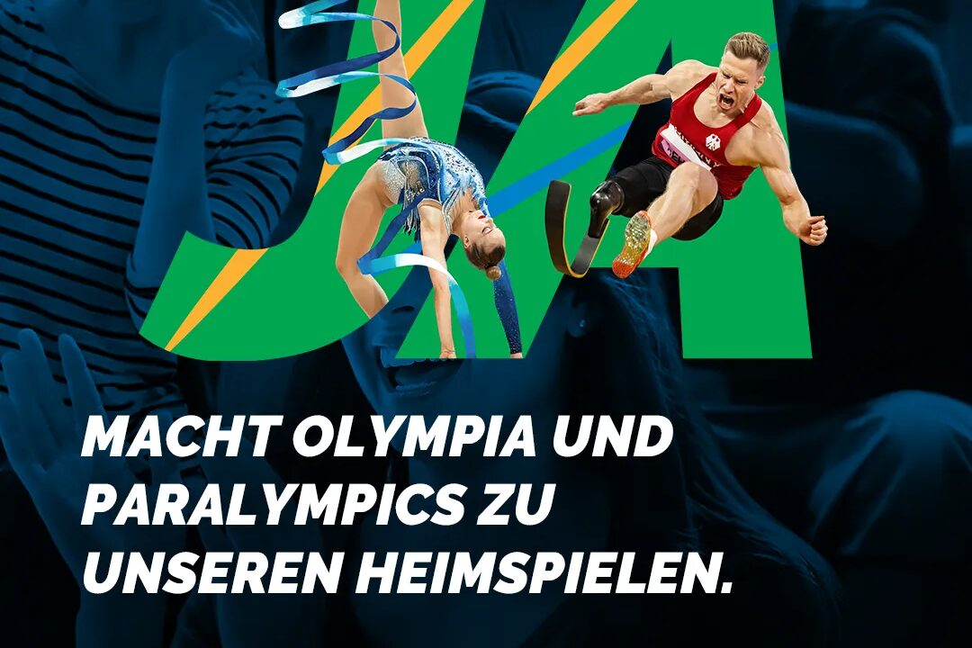 Bild zur Kampagne für die Olympia-Bewerbung der Region Rhein/Ruhr 2036, 2040, 2044
