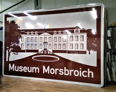 Schild Museum Morsbroich