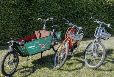 Lastenrad, Fahrrad, E-Bike: die Leihräderflotte der wupsi