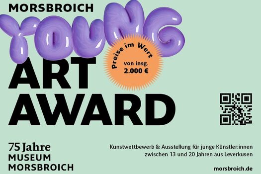Flyer zum Morsbroich Young Art Award