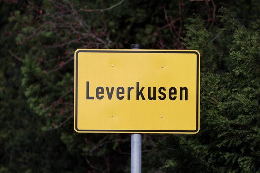 Ortseingangsschild Leverkusen