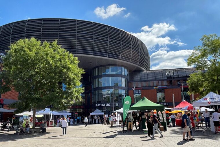 Der Gesundheitstag auf dem Rathausvorplatz
