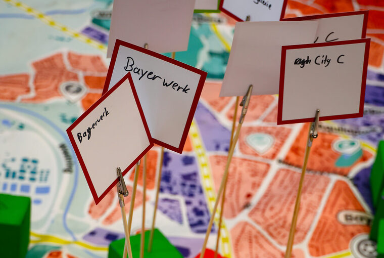 Jugendwerkstatt Symbolbild Karte Leverkusen