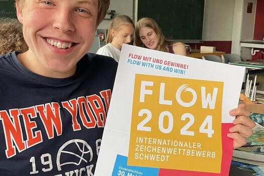 Michael Schnarr bei FLOW Zeichenwettbewerb