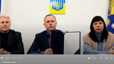 OB Oleksandr Saiuk unterzeichnet in Nikopol für seine Stadt