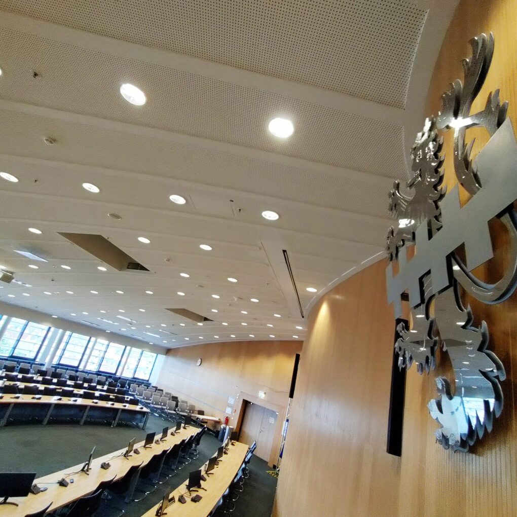 Der Ratssaal im Leverkusener Rathaus