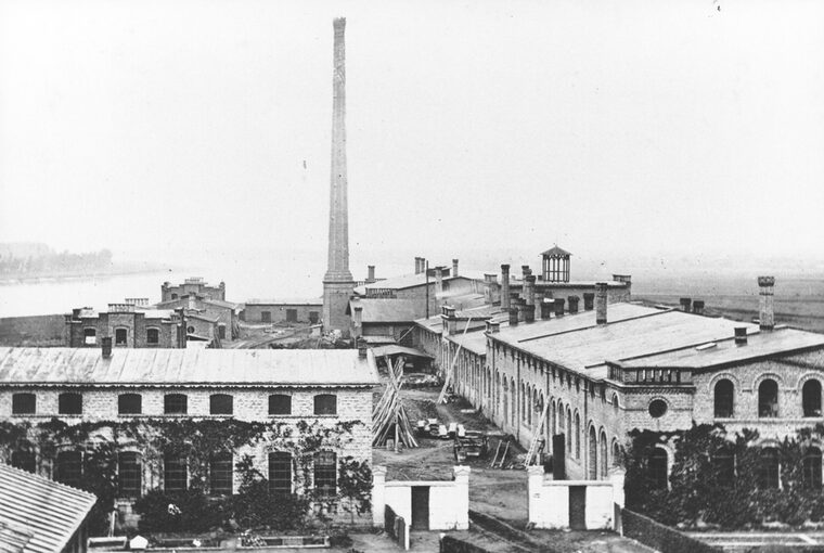 Historische Aufnahme: Ultramarinfabrik