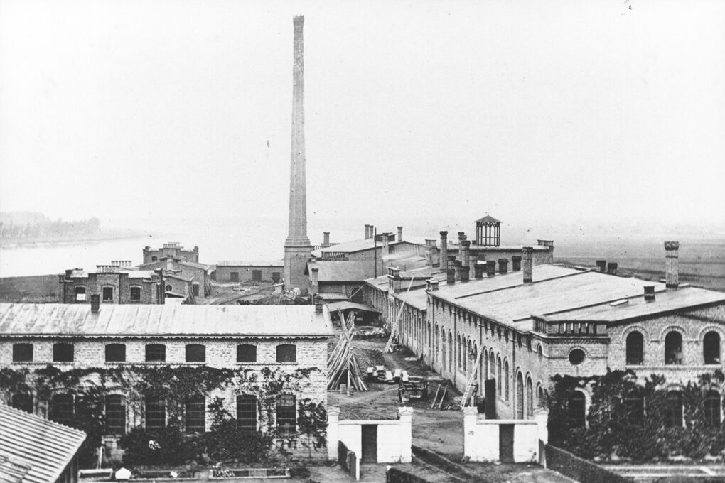 Historische Aufnahme: Ultramarinfabrik