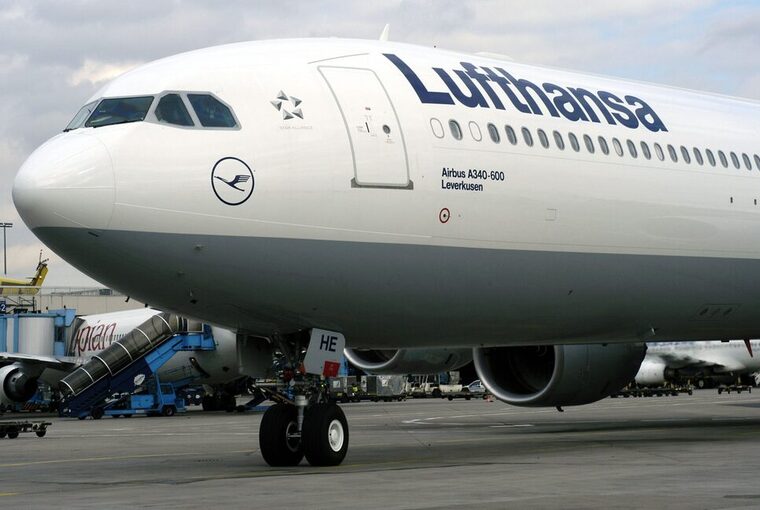 Flugzeug der Lufthansa