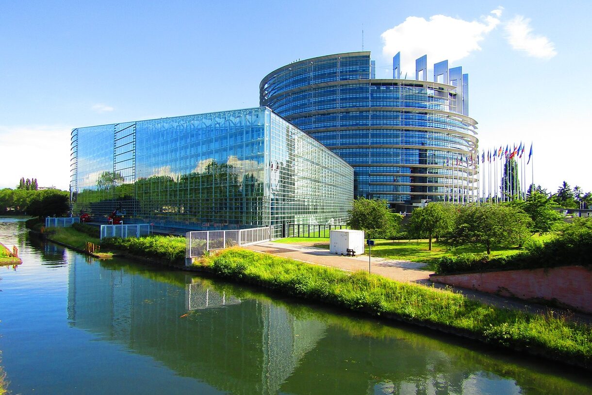 Das Europäische Parlament in Straßburg