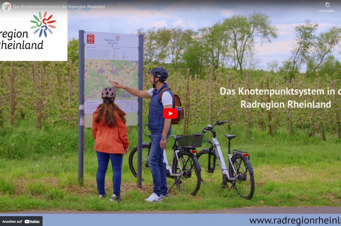 Das Knotenpunktsystem in der Radregion Rheinland