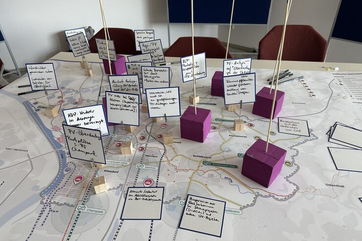 Auf einer kleinen Stadtkarte: Ergebnisse einer Arbeitsgruppe