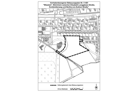 Geltungsbereich des Bebauungsplan V 40/I