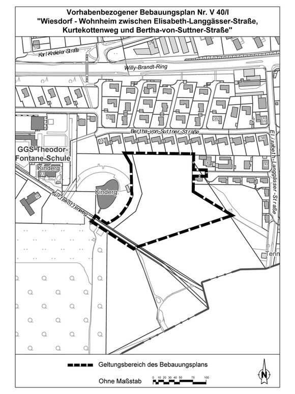 Geltungsbereich des Bebauungsplan V 40/I