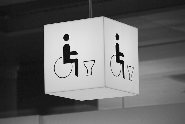 Symbol Behindertentoilette