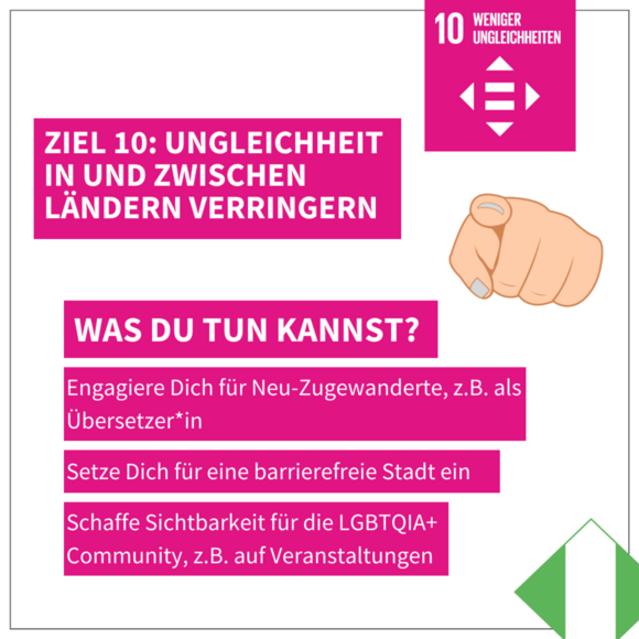 Ziel 10: Was du tun kannst