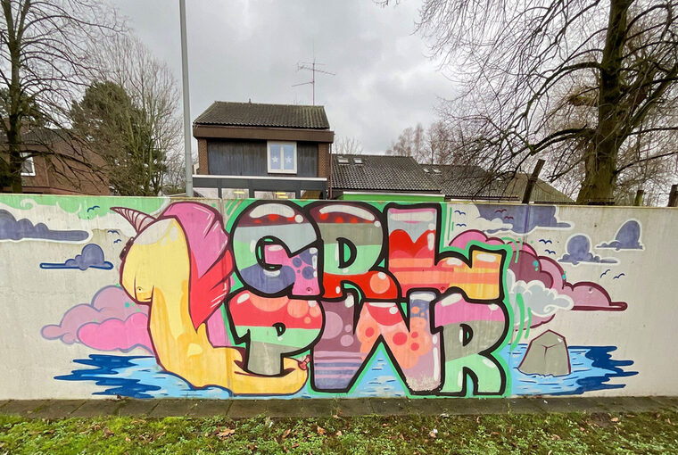 Graffiti am MaBuKa-Mädchentreff