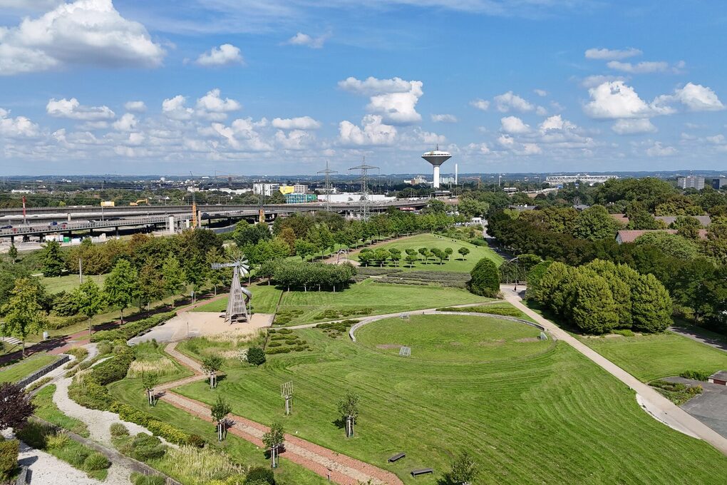 Neuland-Park Vogelperspektive