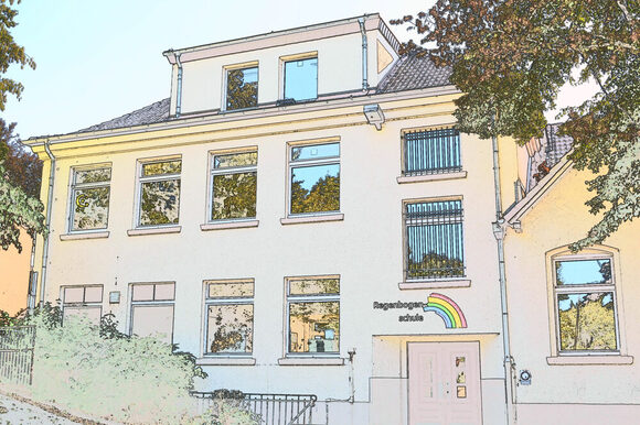 Gebäudeansicht Regenbogenschule