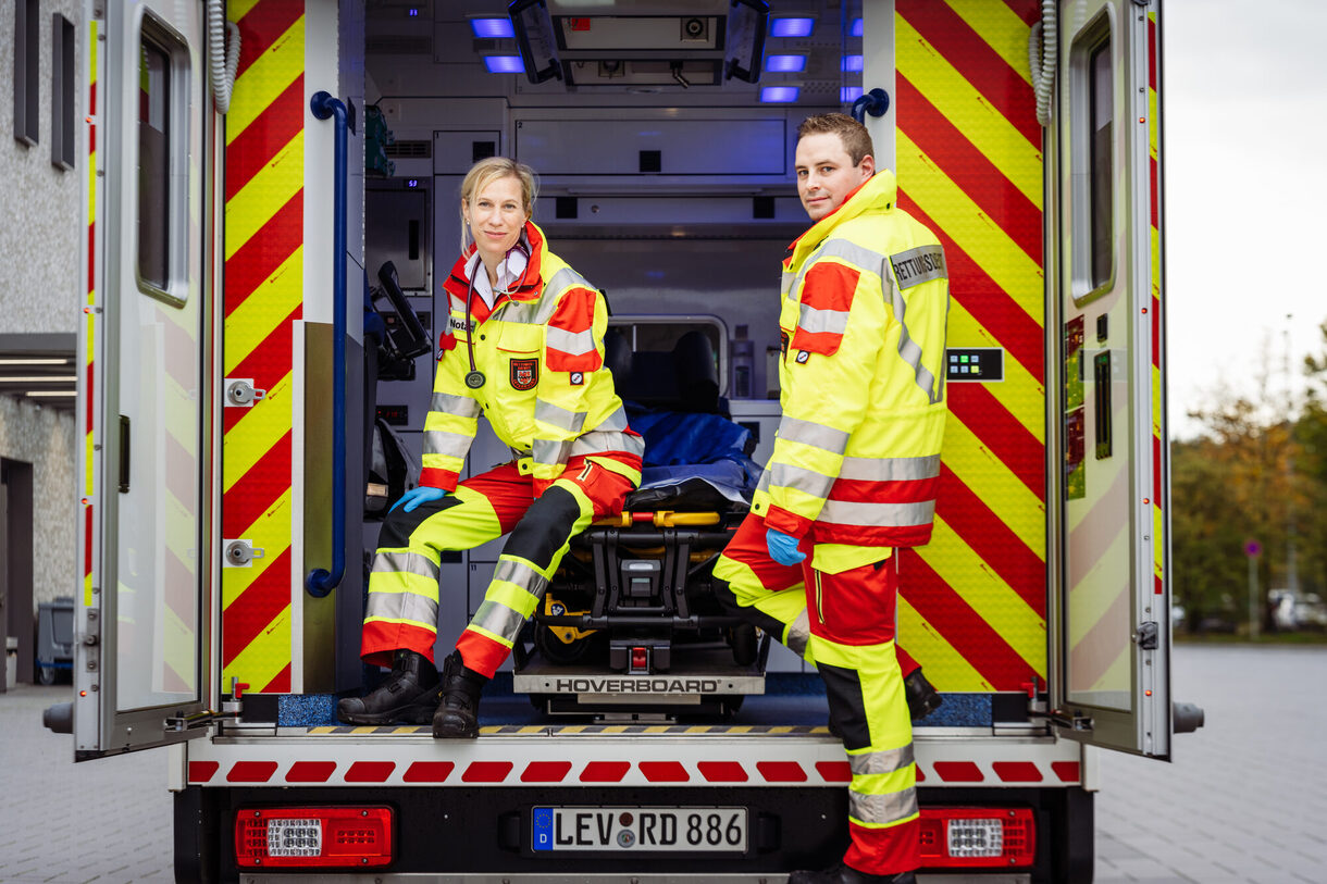 Rettungswagen mit Besatzung