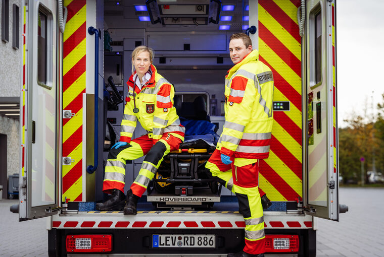 Rettungswagen mit Besatzung