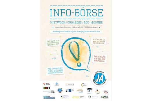 Plakat zur Infobörse